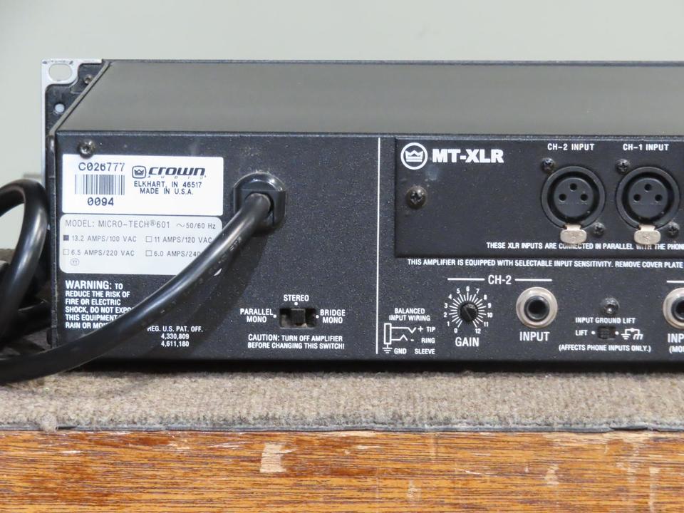 MACRO-TECH 601 AMCRON - 中古オーディオ 高価買取・販売 MACRO-TECH 601 AMCRON - 中古オーディオ 高価買取・販売
