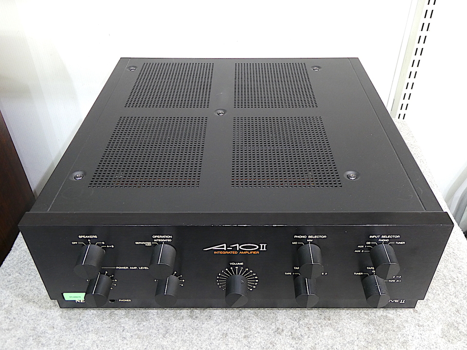 D】NEC A-10II プリメインアンプ 107783 プリメインアンプ NEC A-10II