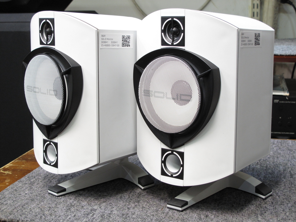 高音質　B&W SOLID MONITOR 小型モニタースピーカー SOLID Monitor B&W - 中古オーディオ 高価買取・販売 ハイファイ堂