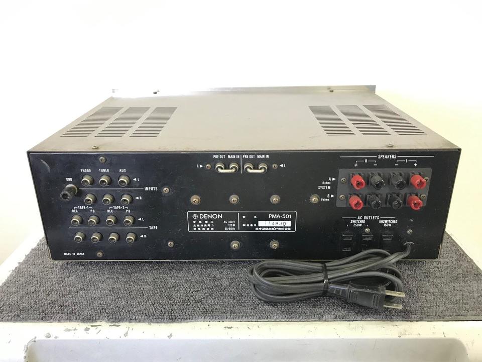 〚美品〛✦DENON ステレオアンプ PMA-501✦ Denon PMA-501 integrated silver face amplifier | eBay