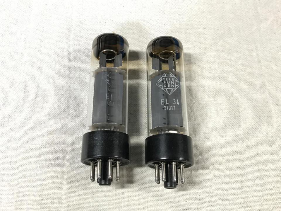 TELEFUNKEN EL34 真空管 3本セット Yahoo!オークション -「telefunken el34」の落札相場・落札価格
