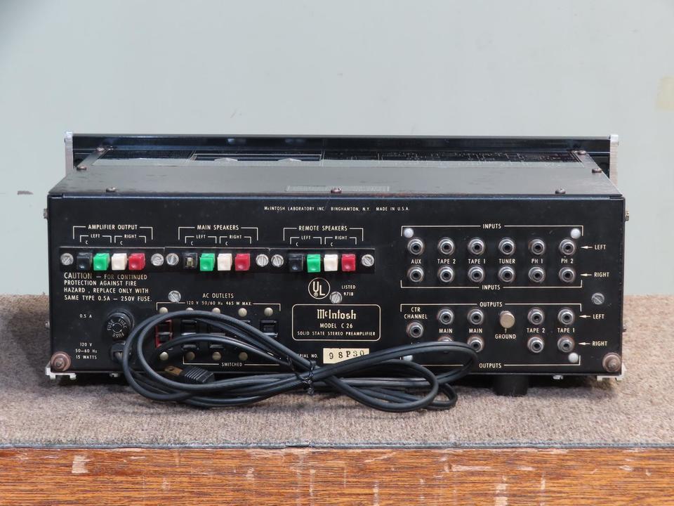 C26 McIntosh - 中古オーディオ 高価買取・販売 ハイファイ堂