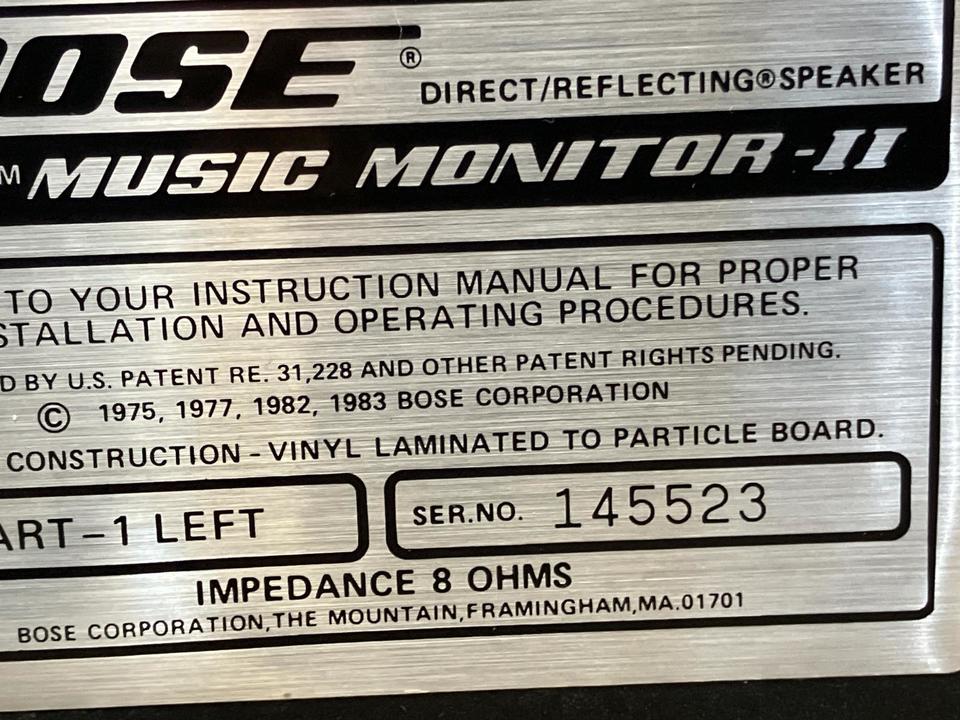 301MM/2 BOSE - 中古オーディオ 高価買取・販売 ハイファイ堂