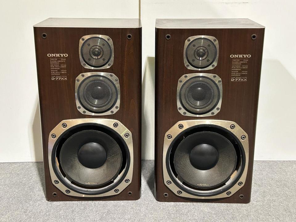 【引取限定】ONKYO D-77XX フロア型スピーカー 専用台付きジャンク D-77XX ONKYO - 中古オーディオ 高価買取・販売 ハイファイ堂
