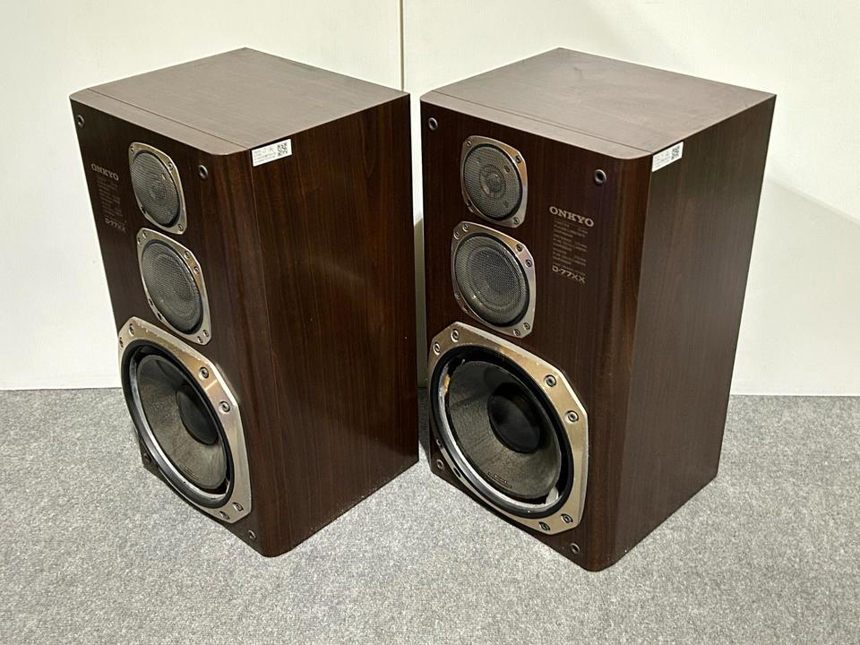 【引取限定】ONKYO D-77XX フロア型スピーカー 専用台付きジャンク D-77XX ONKYO - 中古オーディオ 高価買取・販売 ハイファイ堂