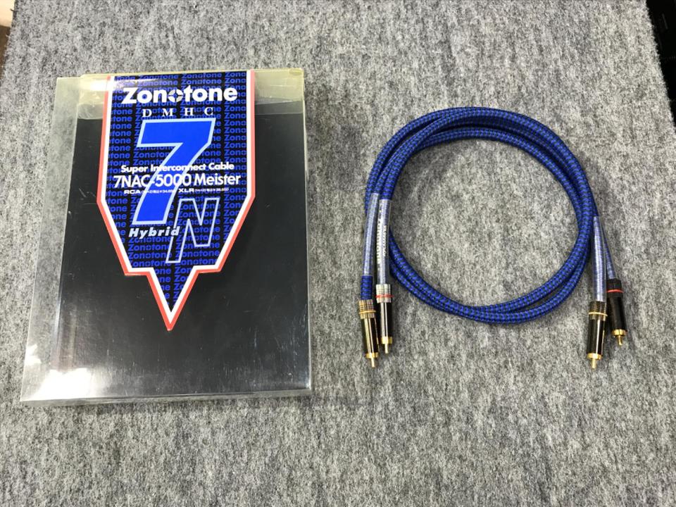 7NAC-5000 MEISTER  ZONOTONE 7N超高純度銅 1mペア 7NAC-5000 MEISTER ZONOTONE 7N超高純度銅 1mペア