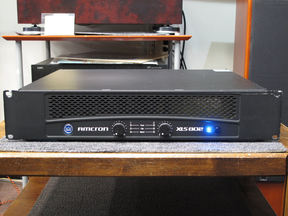 ジャンク品 アムクロン AMCRON XLS802 パワーアンプ XLS802 AMCRON - 中古オーディオ 高価買取・販売 ハイファイ堂