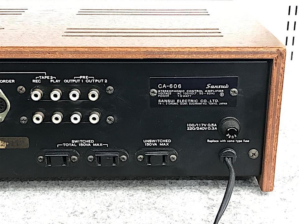 Sansui アンプ　CA-606 CD-5 BA-60 Sansui アンプ CA-606 CD-5 BA-60 Sansui アンプ CA-606 CD-5 BA