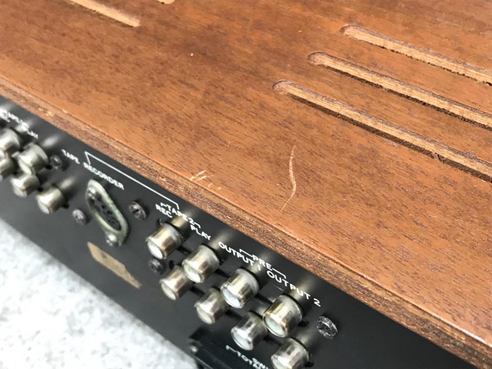 SANSUI　CA-606 プリアンプ　オーバーホール、チューンナップ済み！ SANSUI 山水 サンスイ CA-606 ステレオプリアンプ : リモコン