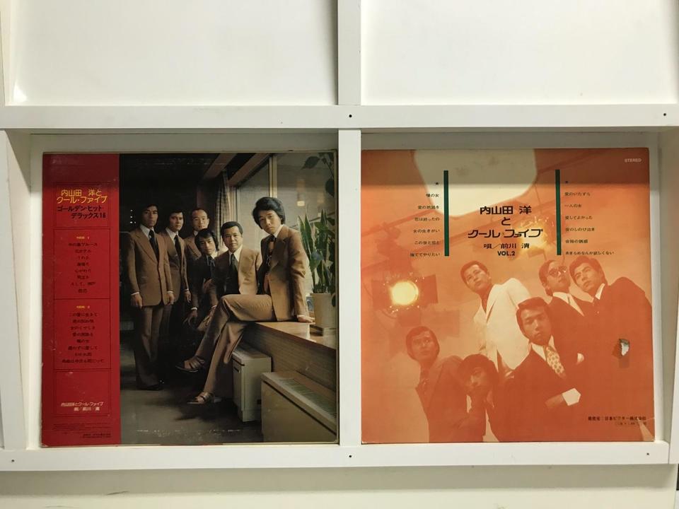 内山田洋とクールファイブ　レコード　5枚セット　LP 内山田洋とクール・ファイブ ビッグ・ヒットを唄う JRX-36