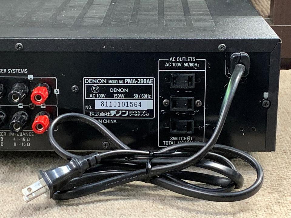 【使える！】DENON PMA-390AE 美品！動作確認済み！ DENON : PMA-390AE - 中古 | オーディオユニオン