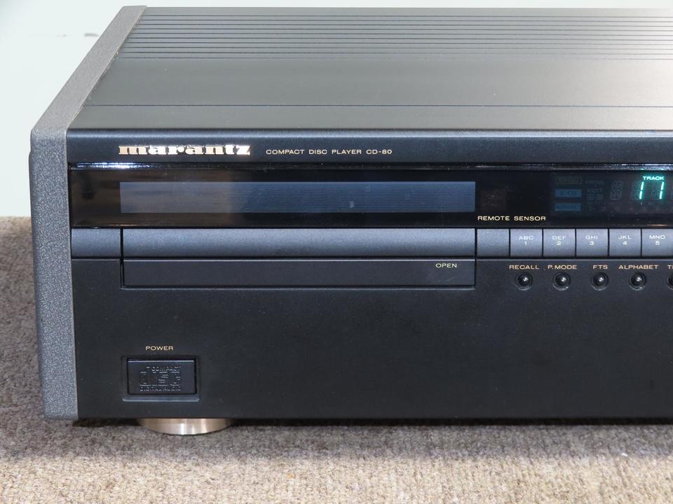 Marantz マランツ CDプレイヤー ブラック CD-80 ベルギー製 希少 CD-80 marantz - 中古オーディオ 高価買取・販売 ハイファイ堂