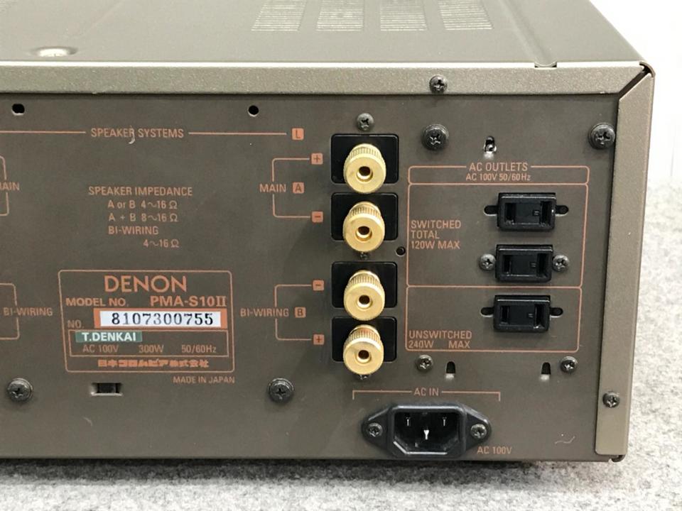 DENON デノン PMA-S10 II プリメイン アンプ オーディオ音響機材 DENON PMA-S10IIの仕様 デノン/デンオン