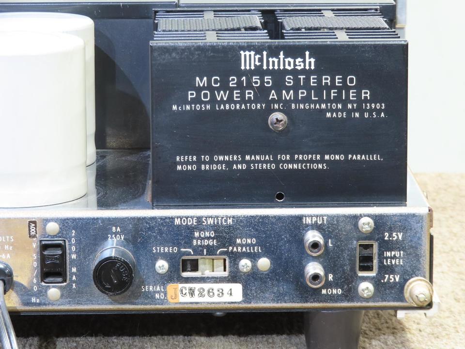 【ＭcIntosh】スピーカ― MC2155 Mcintosh - 中古オーディオ 高価買取・販売 ハイファイ堂