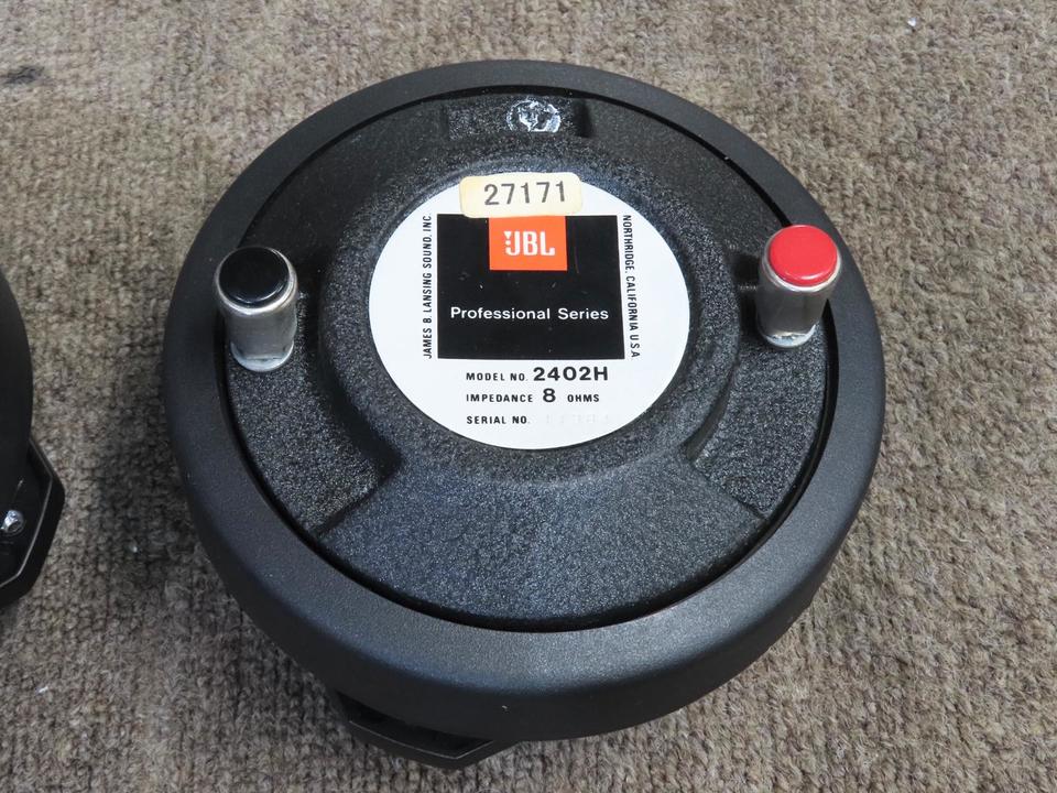 JBL2402H　ツイーター　ペア 　音出し確認済 中古 Yahoo!オークション - JBL 2402H ホーン型 ツイーターユニット