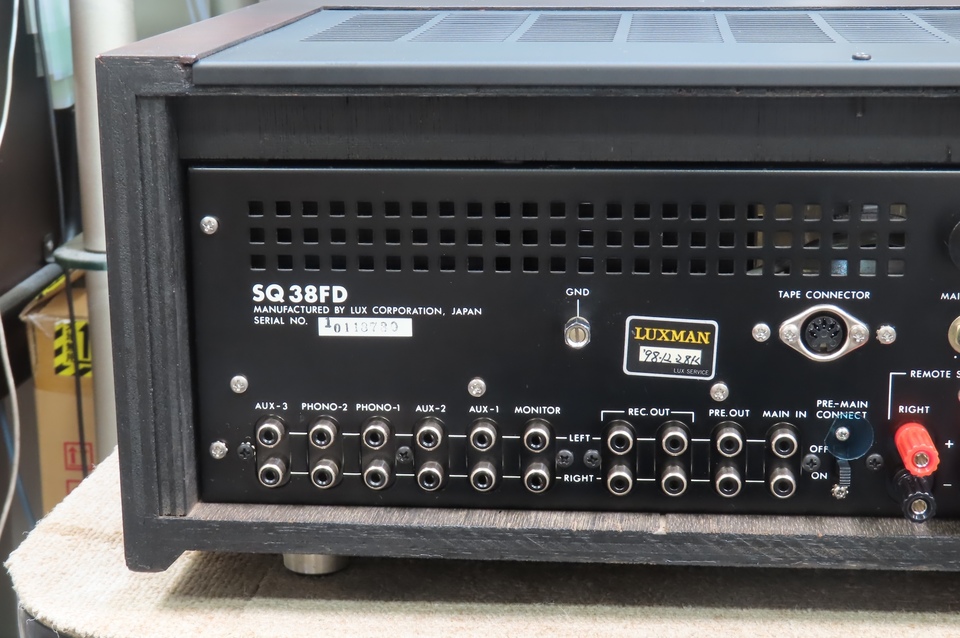 LUXMAN ラックスマン SQ38FD mk2 完動品 LUXMAN SQ38FD MK2 取説付き