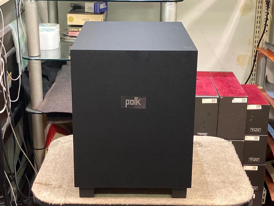 POLK ポークオーディオ　サブウーファー　MXT10 中古美品 Polk Audio - MXT10/マットブラック（1台/サブウーファー）《JP