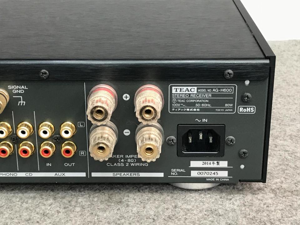 AG-H600 TEAC - 中古オーディオ 高価買取・販売 ハイファイ堂