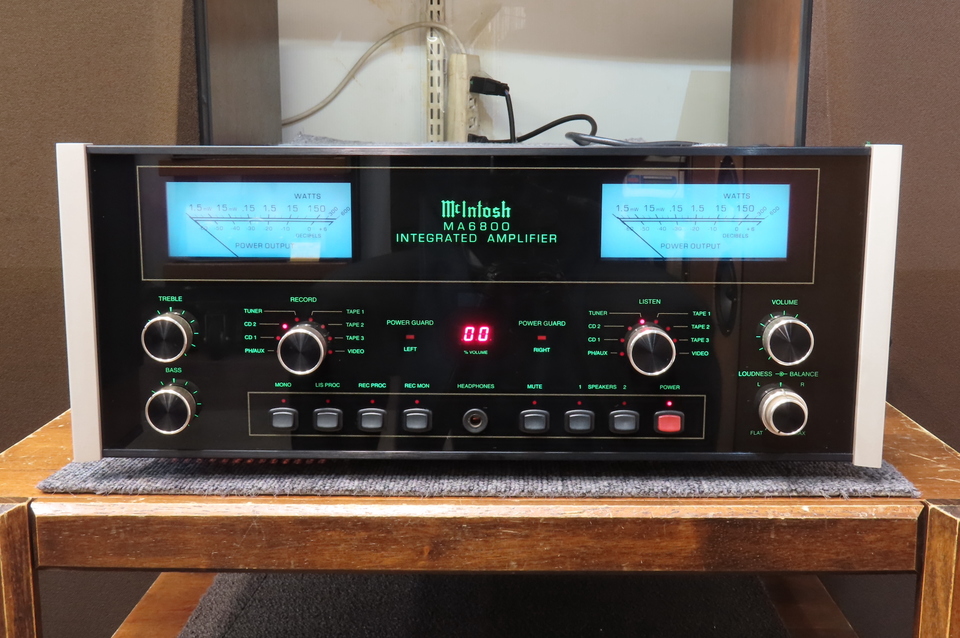 （超希少）1994年〜McIntosh MA6800 プリメインアンプ マッキントッシュ MA6800 プリメインアンプ | SwingAudio Shop