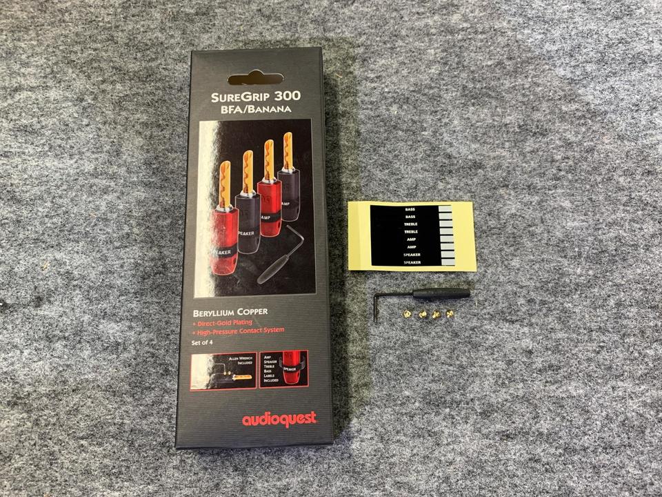 SUREGRIP 300 BFA/BANANA AudioQuest - 中古オーディオ 高価買取・販売
