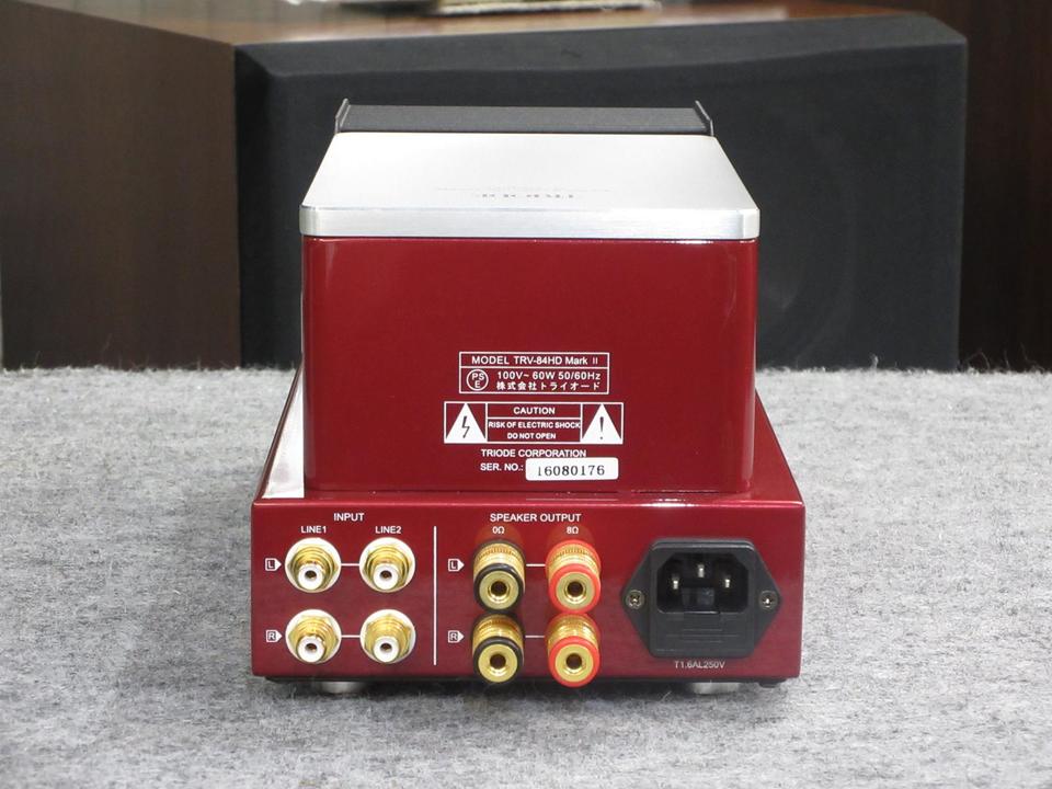 【希少】Triode TRV-84HD管球式ヘッドフォン端子内蔵プリメインアンプ 管球式ヘッドフォン端子内蔵プリメインアンプ Triode 84HD MK2