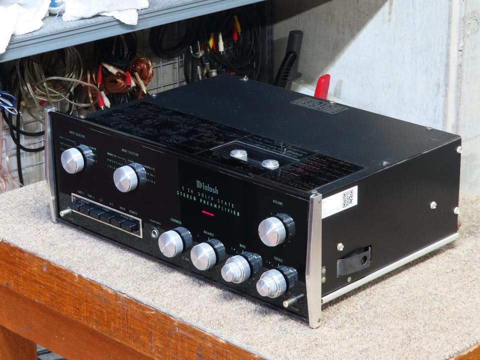 McIntosh マッキントッシュ C26 プリアンプ （早い者勝ち価格） McIntosh マッキントッシュ C26 プリアンプ （早い者勝ち価格