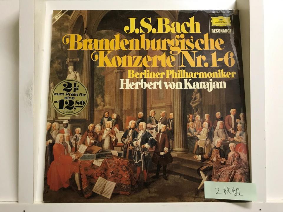 LPレコード カラヤン・ベルフィル 6枚セット ヘルベルト・フォン・カラヤン指揮（バッハ受難曲、協奏曲）6枚