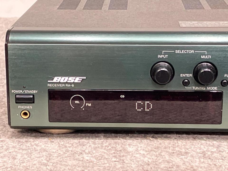 BOSE RA-8 プリメインアンプ JUNK BOSE RA-8 Integrated Amplifier Black 100V 50/60Hz 40W
