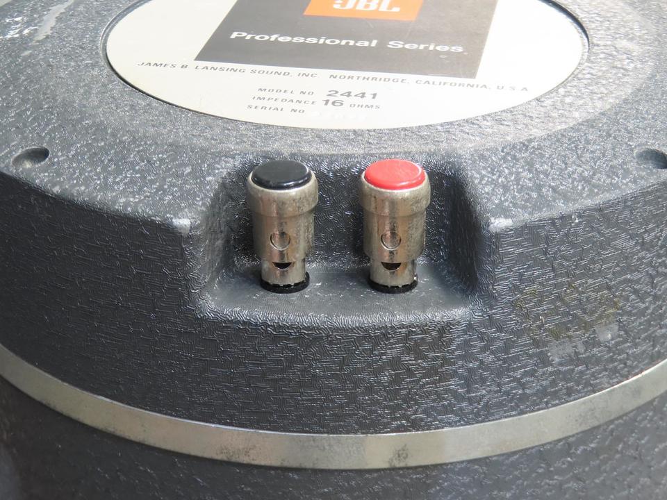 JBL中音用ドライバー2441中古ジャンク品の出品です。 JBL中音用