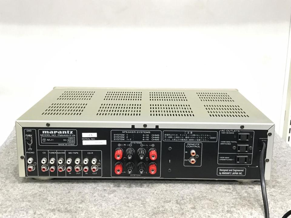 MARANTZ マランツ　PM-4400 動作確認済み！　美品！！ Yahoo!オークション -「marantz pm4400」の落札相場・落札価格