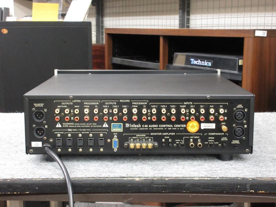 ◼️ジャンク品◼️マッキントッシュC40 AUDICONTROL CENTER McIntosh