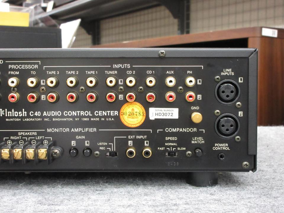 C40 McIntosh - 中古オーディオ 高価買取・販売 ハイファイ堂