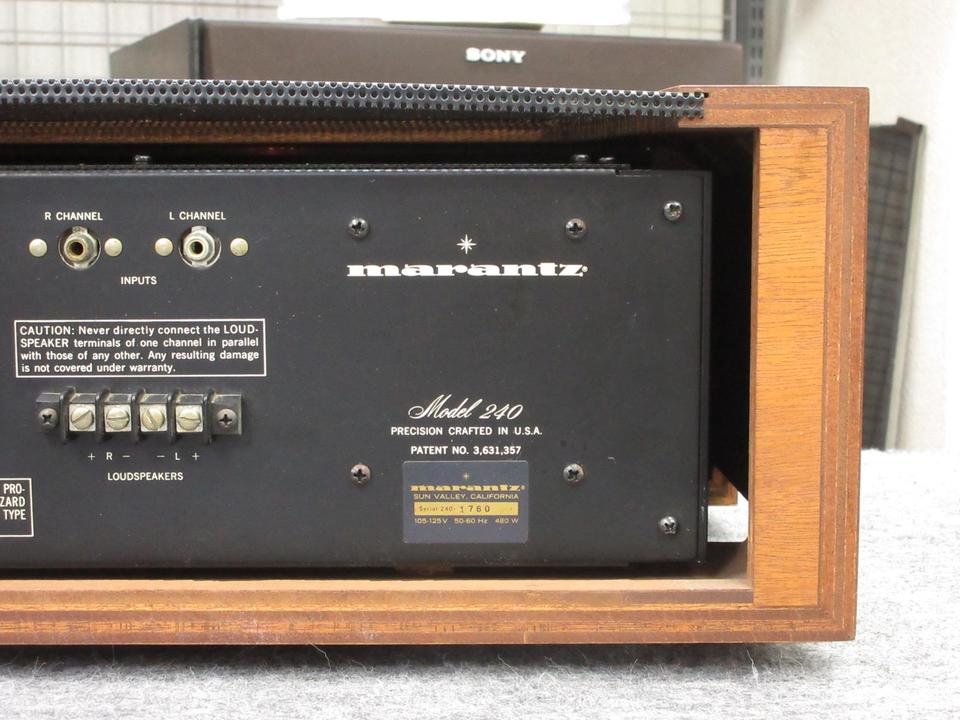 Marantz Model 240 パワーアンプ　マランツ　ヴィンテージ model 240 marantz - 中古オーディオ 高価買取・販売 ハイファイ堂