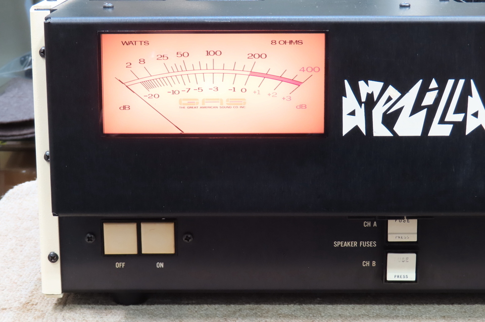 ガス アンプジラGAS AMPZILLA ジャンク 部品取りシリアルナンバー入り