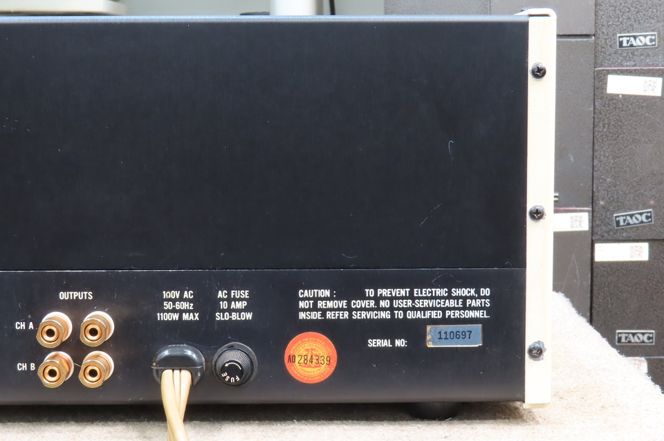 ガス アンプジラGAS AMPZILLA ジャンク 部品取りシリアルナンバー入り