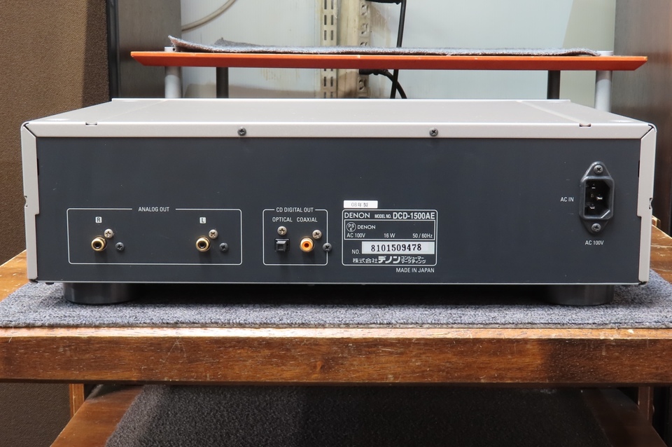DENON DCD1500AE ジャンク DCD-1500AE DENON - 中古オーディオ 高価買取・販売 ハイファイ堂