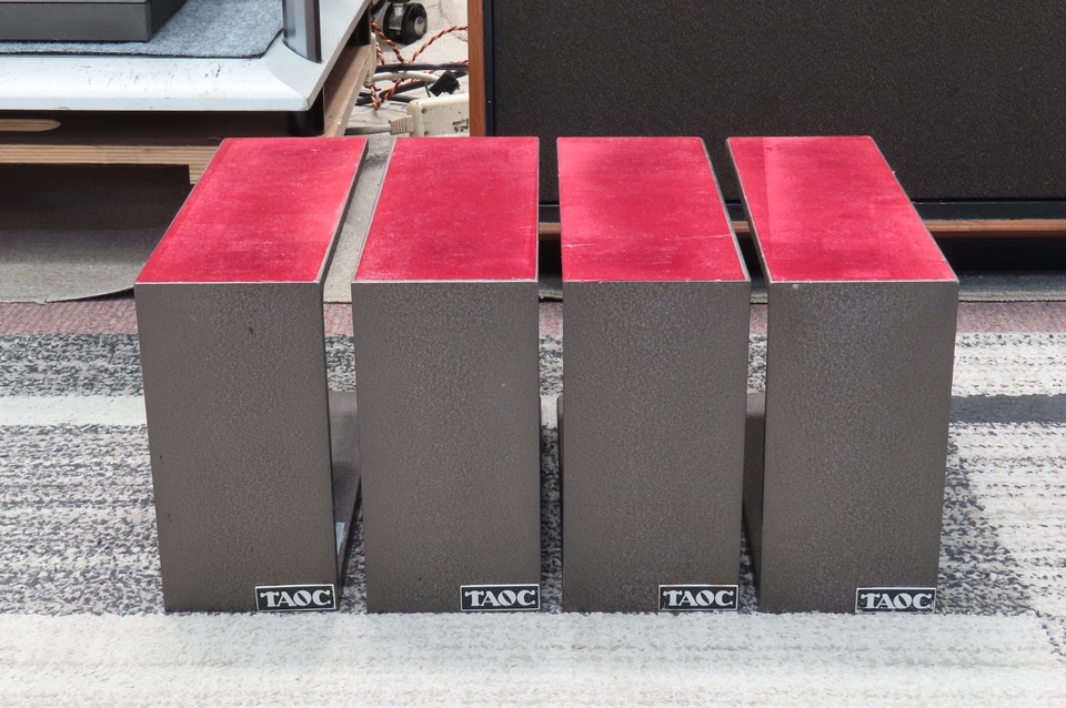 中古品 TAOC タオック オーディオベース スピーカーベース ペア 2点(計
