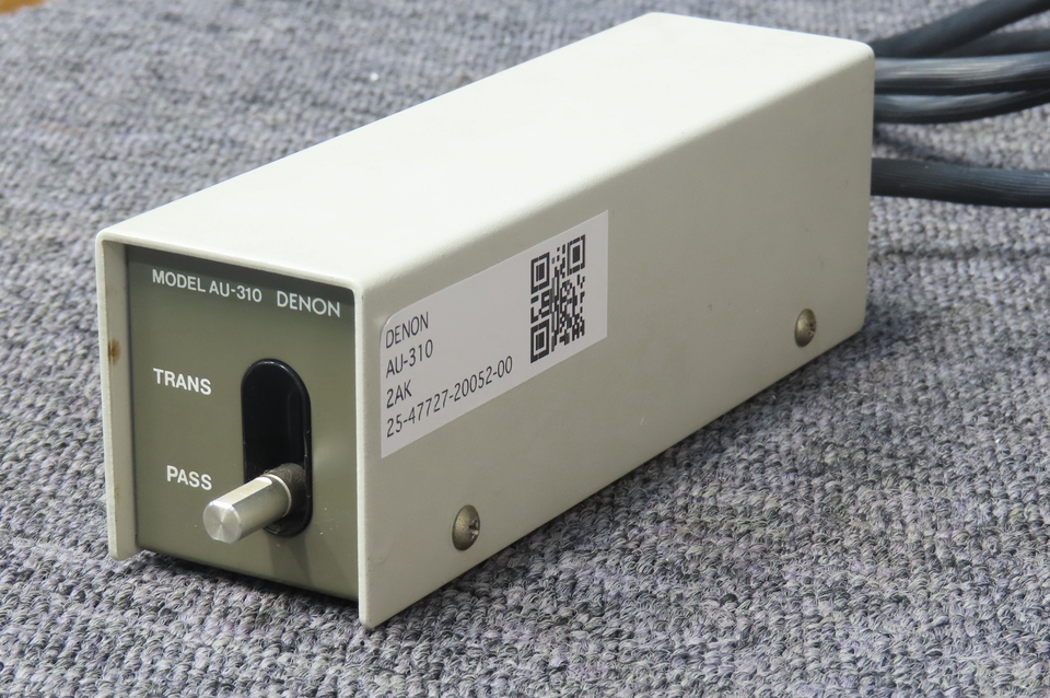 DENON 昇圧トランス　ＡＵ310 DENON AU-310（MC昇圧トランス）入手 : レコードをCDにします