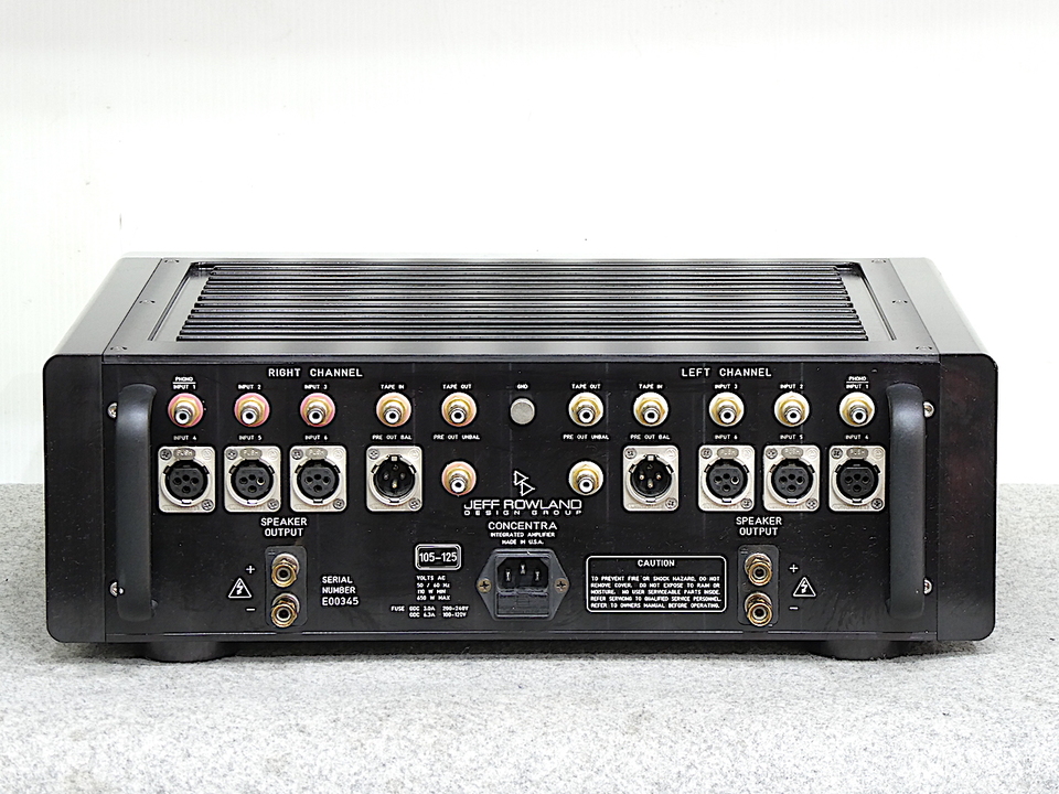 CONCENTRA JEFF ROWLAND - 中古オーディオ 高価買取・販売 ハイファイ堂