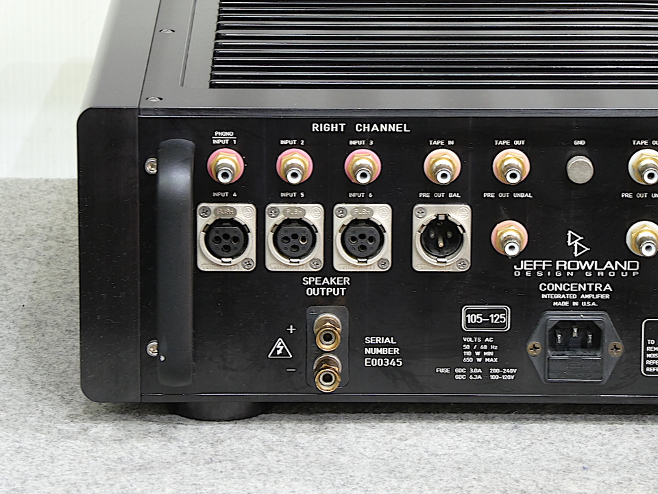CONCENTRA JEFF ROWLAND - 中古オーディオ 高価買取・販売 ハイファイ堂