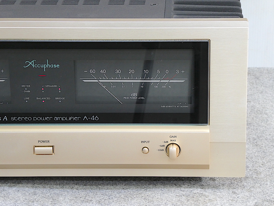 A-46 Accuphase - 中古オーディオ 高価買取・販売 ハイファイ堂