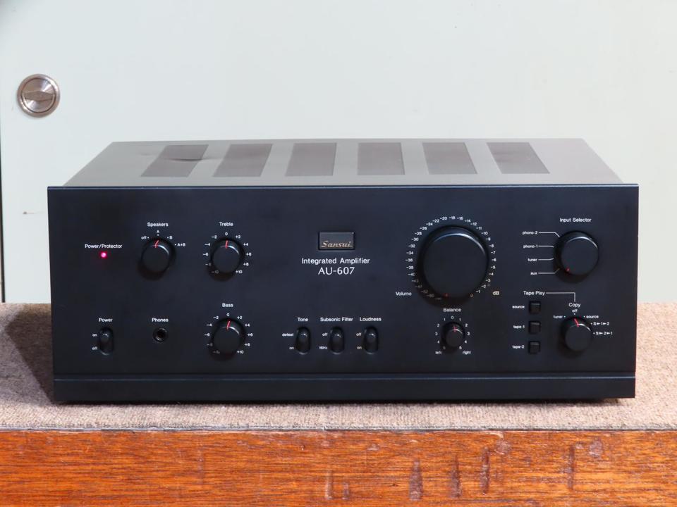 Yuu様　sansui サンスイ アンプ AU-607 中古美品 AU-607 SANSUI - 中古オーディオ 高価買取・販売 ハイファイ堂