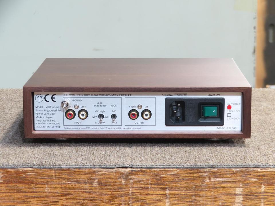 aurorasound vida prima フォノイコライザー（元箱あり） Aurorasound オーロラサウンド VIDA prima ヴィーダプリマ