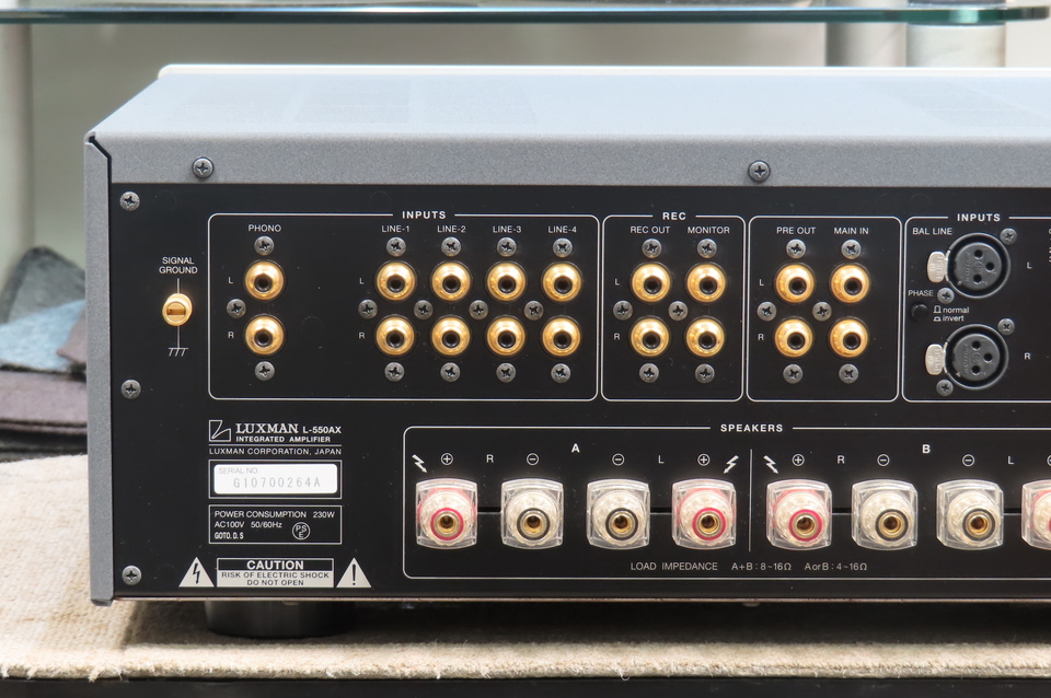 L-550AX LUXMAN - 中古オーディオ 高価買取・販売 ハイファイ堂