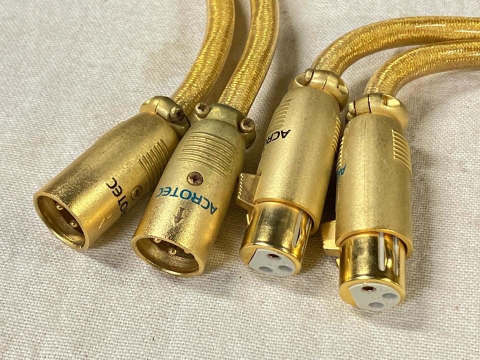 ACROTEC 6N-A2410 XLRケーブル 1m ペア ② ACROTEC 6N-A2410 XLRケーブル 1m ペア ③ ACROTEC 6N-A2410 XLR