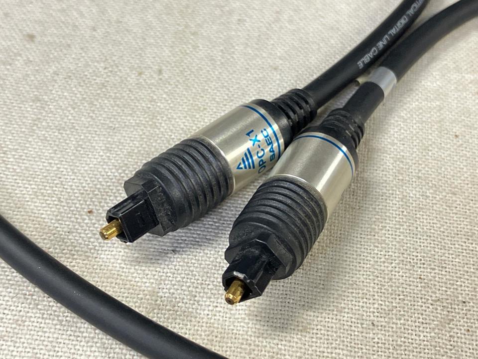 動作未確認SAEC OPC-X1 1m 光デジタルケーブル 両端角型 サエク 動作