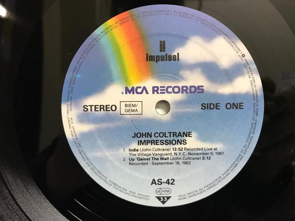 ジョン・コルトレーン5枚セット - 中古オーディオ 高価買取