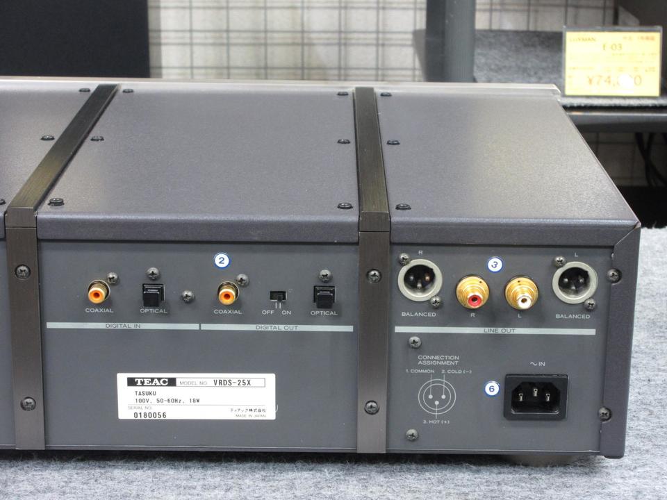 その他 TEAC VRDS-25 VRDS-25X TEAC - 中古オーディオ 高価買取・販売 ハイファイ堂