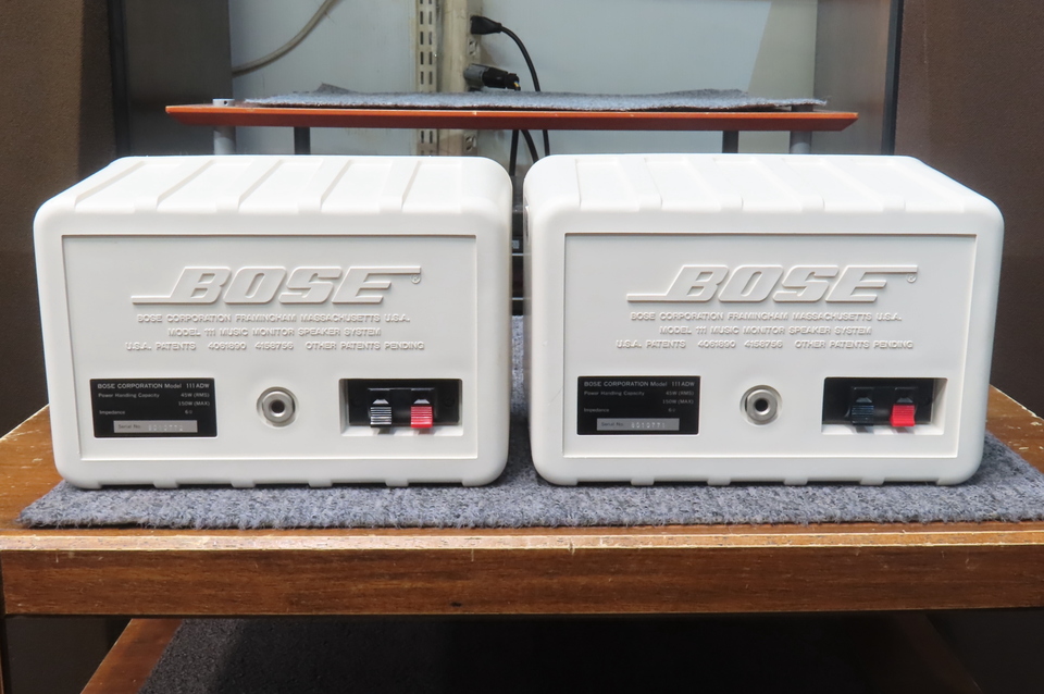 BOSE 111ADW コンパクトスピーカー ホワイト ② Amazon.co.jp: Bose 111ADW スピーカーシステム ホワイト : 家電＆カメラ