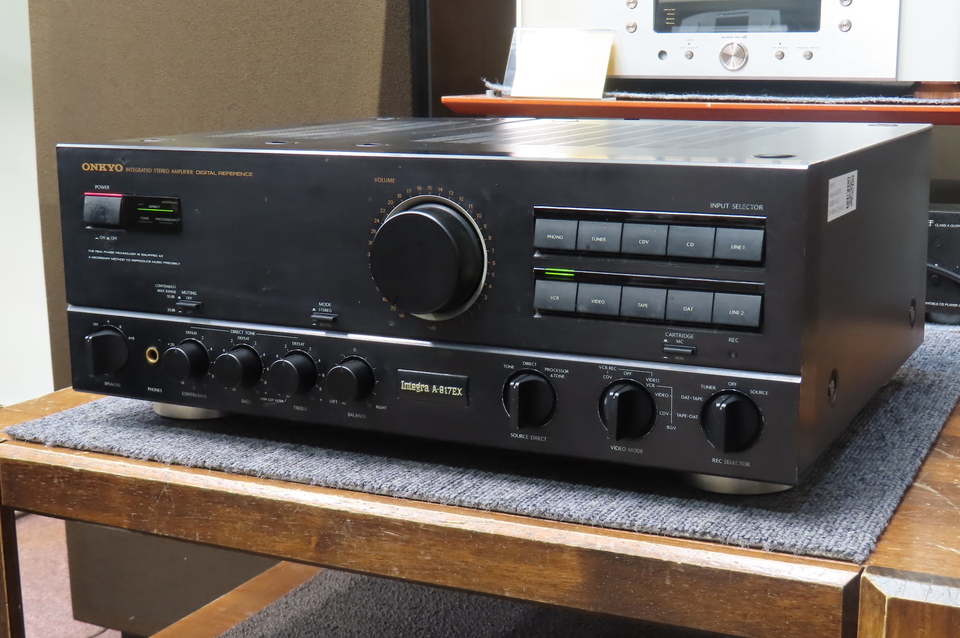GWのためお値下げします！ONKYO Integra 動作確認済み Integra A-817EX ONKYO - 中古オーディオ 高価買取・販売 ハイファイ堂